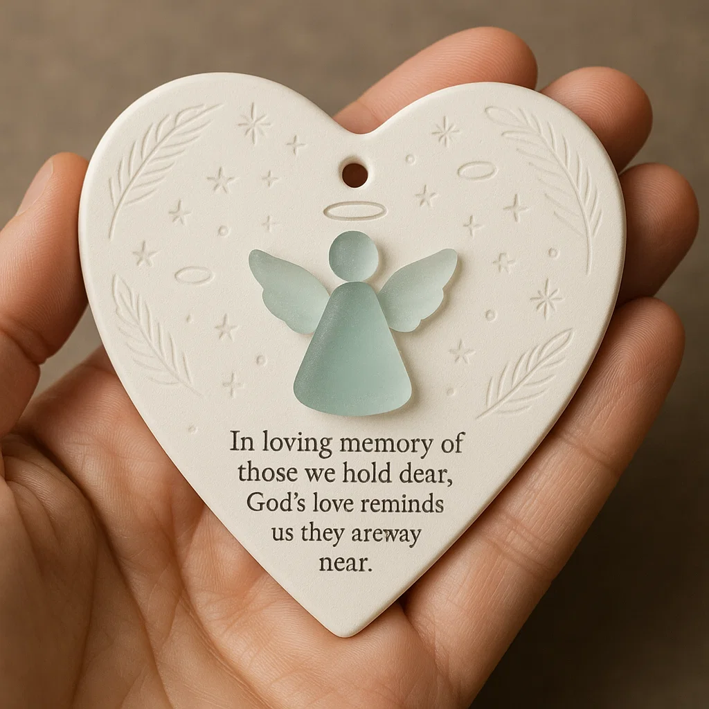 In Loving Memory Heart-Shaped Ornament