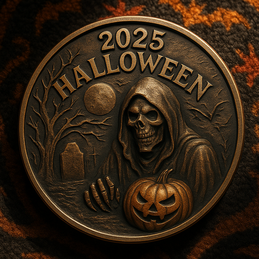 🎃Halloween Reaper Coin – Reaper Lingers, Halloween Whispers