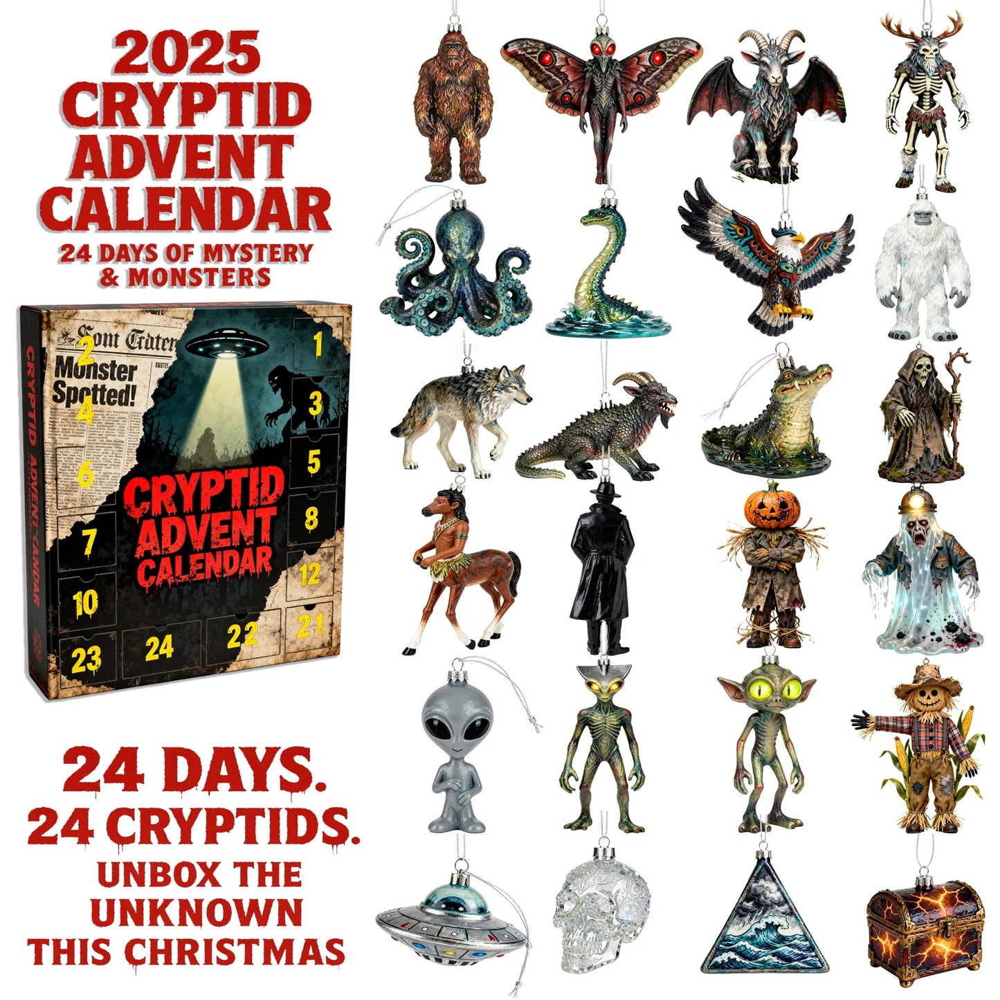 Mysteries of the Unknown – 2025 Cryptid Advent Calendar