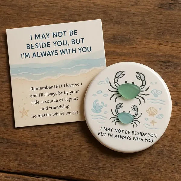 🌊I‘m Always with You Sea Glass Keepsake
