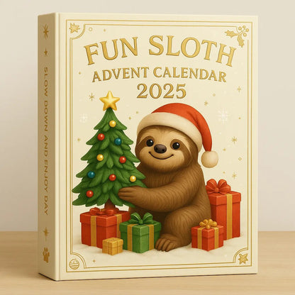 🌲Christmas Gift--Fun Sloth Advent Calendar 2025