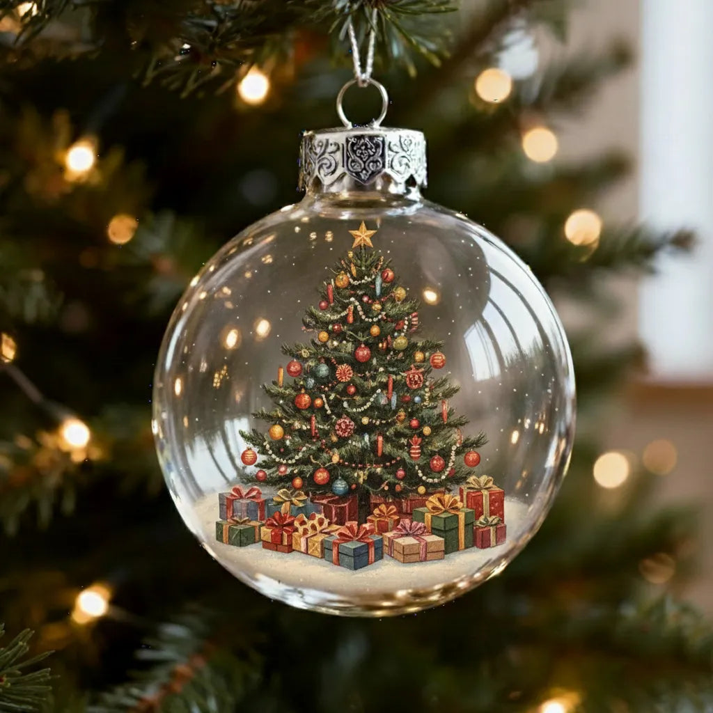 🔥Last Day 49% OFF - Vintage Christmas Scene Bulb Ornaments