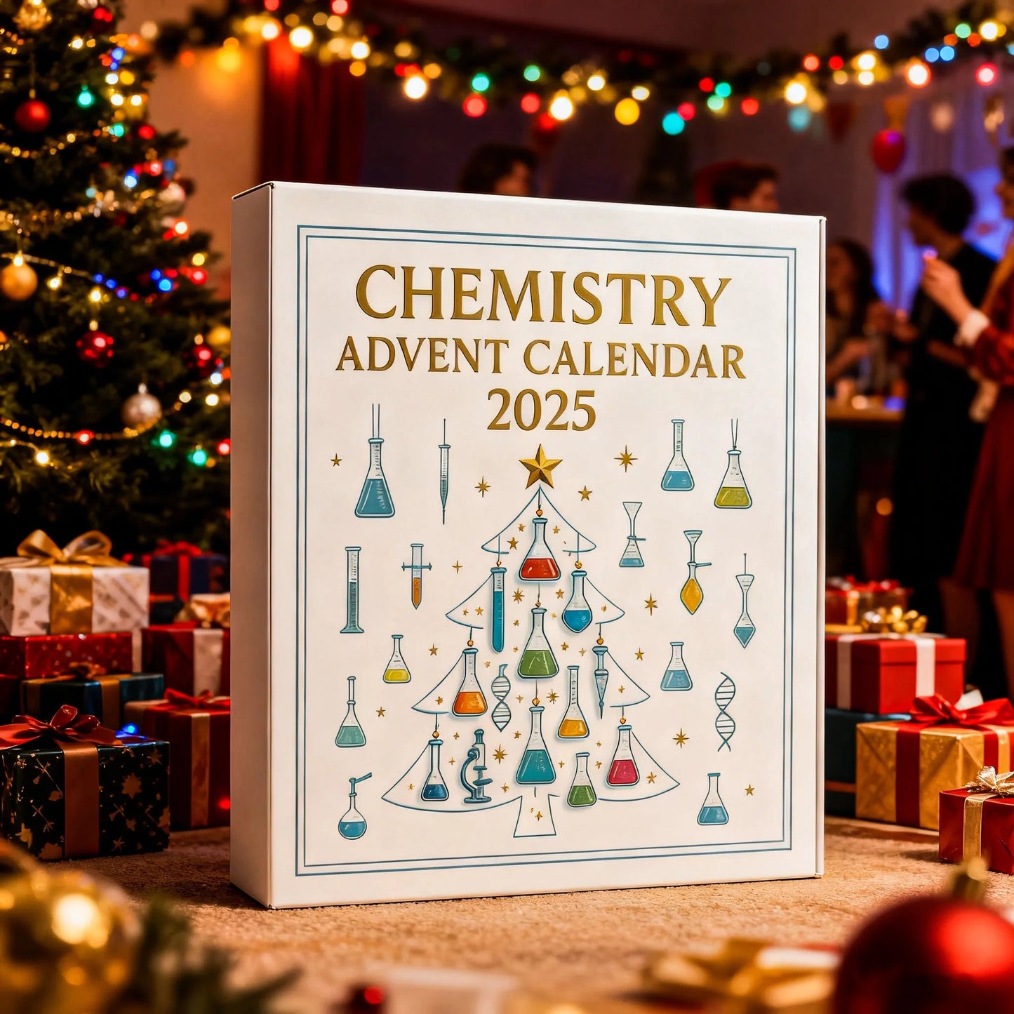🌲Christmas Gift--2025 Chemistry Advent Calendar - A Scientific Christmas Countdown