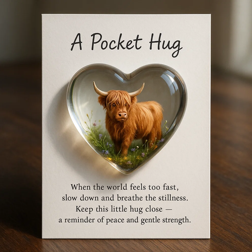 A Pocket Hug – Highland Cow Edition