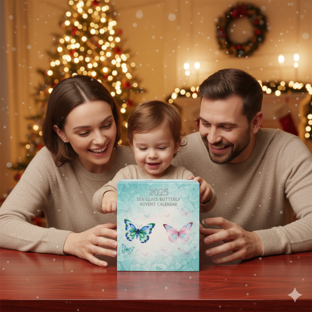 🌊2025 Sea Glass Butterfly Advent Calendar