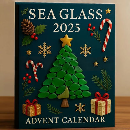 🔥LAST DAY 49% OFF🌊Sea Glass Christmas Ornaments Advent Calendar 2025