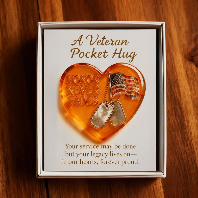 🔥LAST DAY 50% OFF - ❤️Veteran Pocket Hug Keepsake