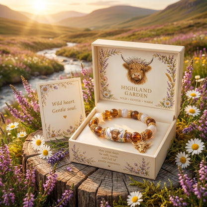 🐂Wild • Gentle • Warm🌾 — Highland Garden Bracelet✨