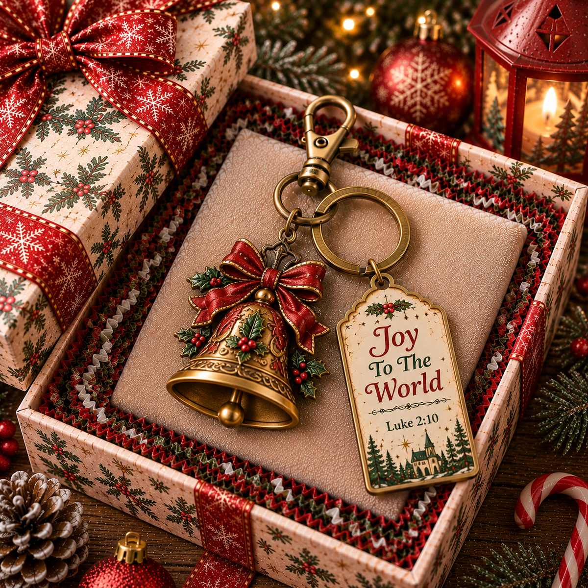🎅🎅 2026 Christmas Gift 50% Off--🎄🕊️Christian Nativity Keychain – Religious Christmas Keychain Set