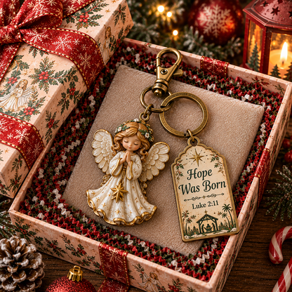 🎅🎅 2026 Christmas Gift 50% Off--🎄🕊️Christian Nativity Keychain – Religious Christmas Keychain Set