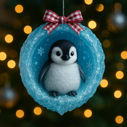 ❄️🦉Ice Crystal Cave Animal Ornaments