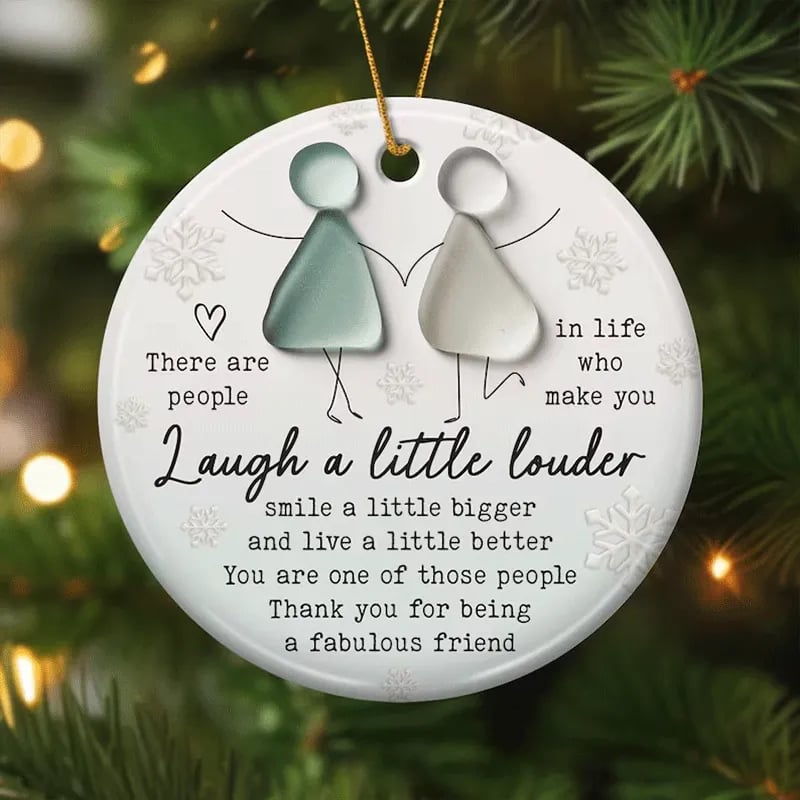 Sea Glass Friendship Ornaments