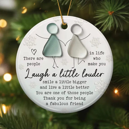 Sea Glass Friendship Ornaments