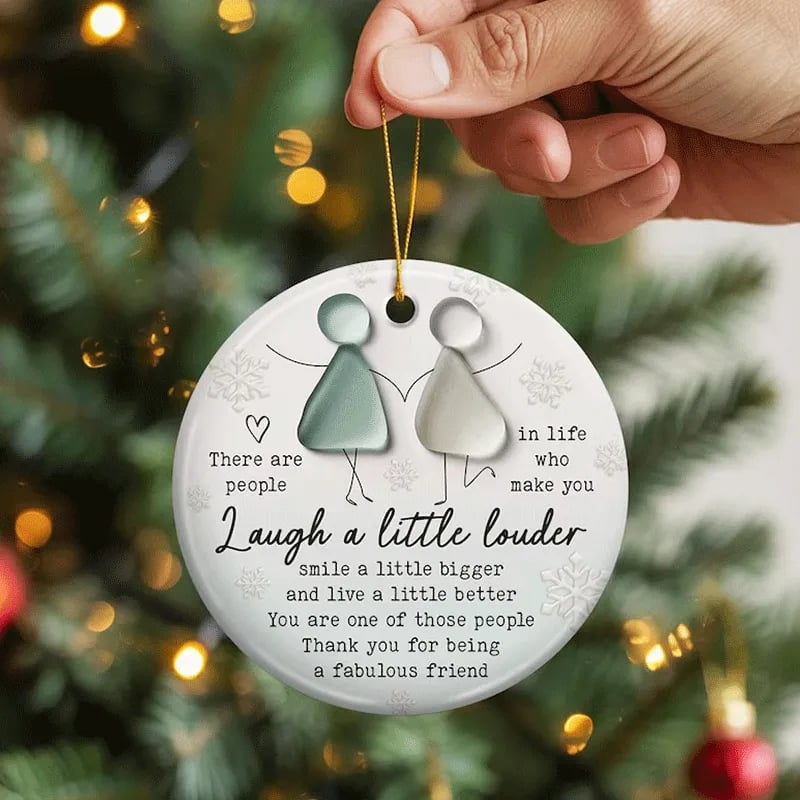 Sea Glass Friendship Ornaments