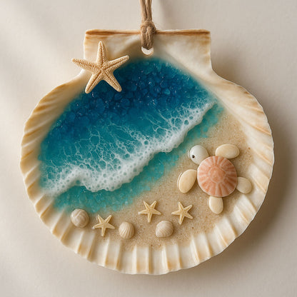 🔥 Black Friday--Coastal Seashell Ornament