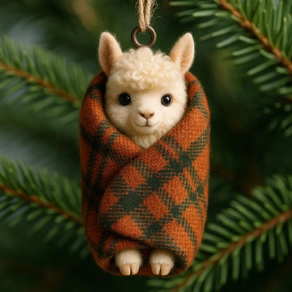 🔥 Black Friday-- Cozy Wrapped Critters Ornament