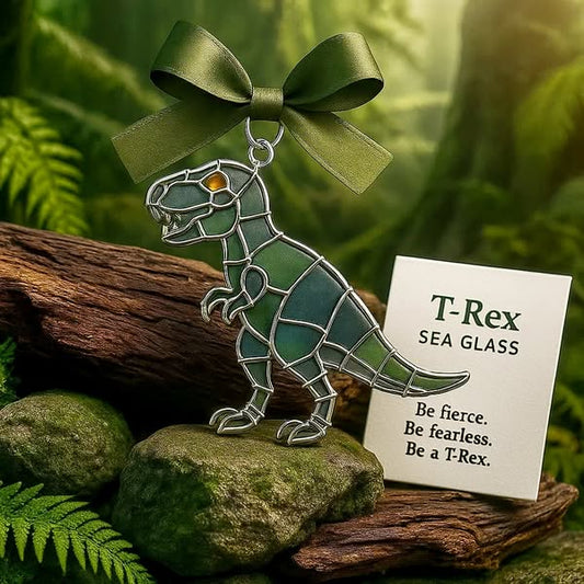 🔥 Black Friday--Dinosaur Sea Glass Pocket Hug