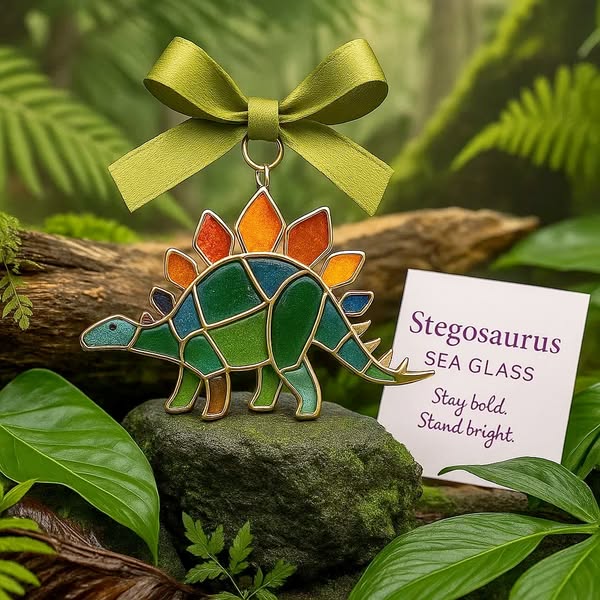 🔥 Black Friday--Dinosaur Sea Glass Pocket Hug