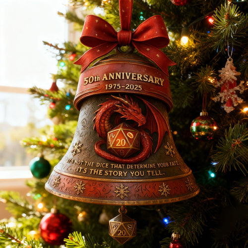🔥 Black Friday--Dungeons & Dragons 50th Anniversary Bell Ornament