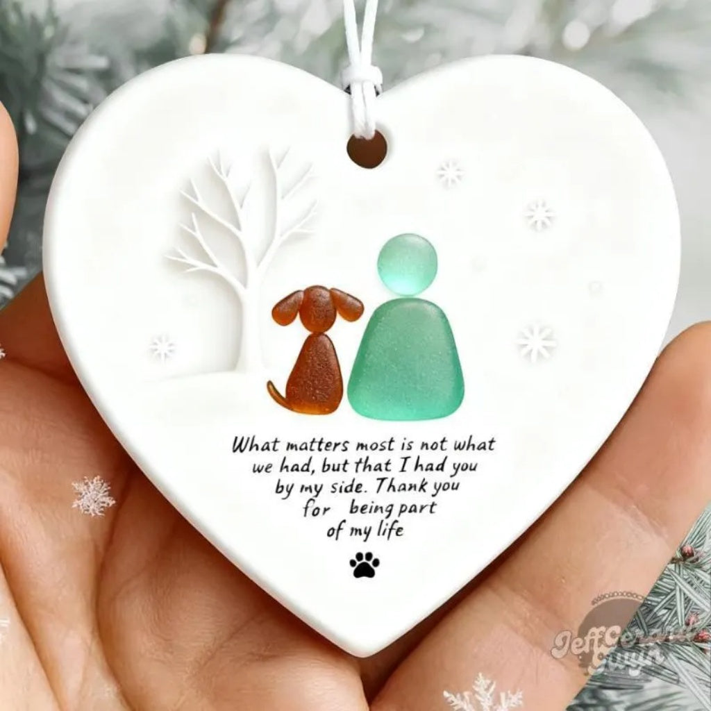 🔥 Black Friday--Dog Lover Ceramic Ornament
