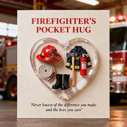 🌲Christmas Gift-🚒💖A Pocket Hug for Firefighters
