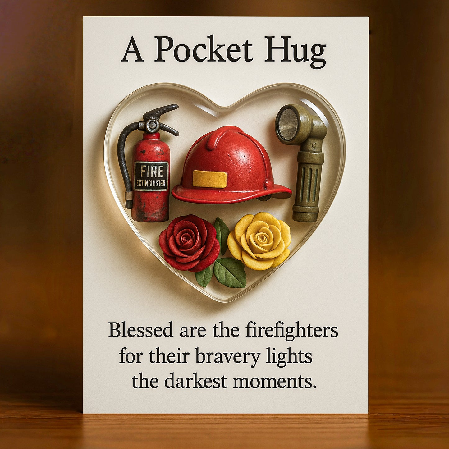 🌲Christmas Gift-🚒💖A Pocket Hug for Firefighters