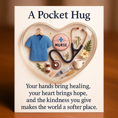 🌲Christmas Gift 50% Off--A Nurse's Pocket Hug: Carry the Thanks They Deserve