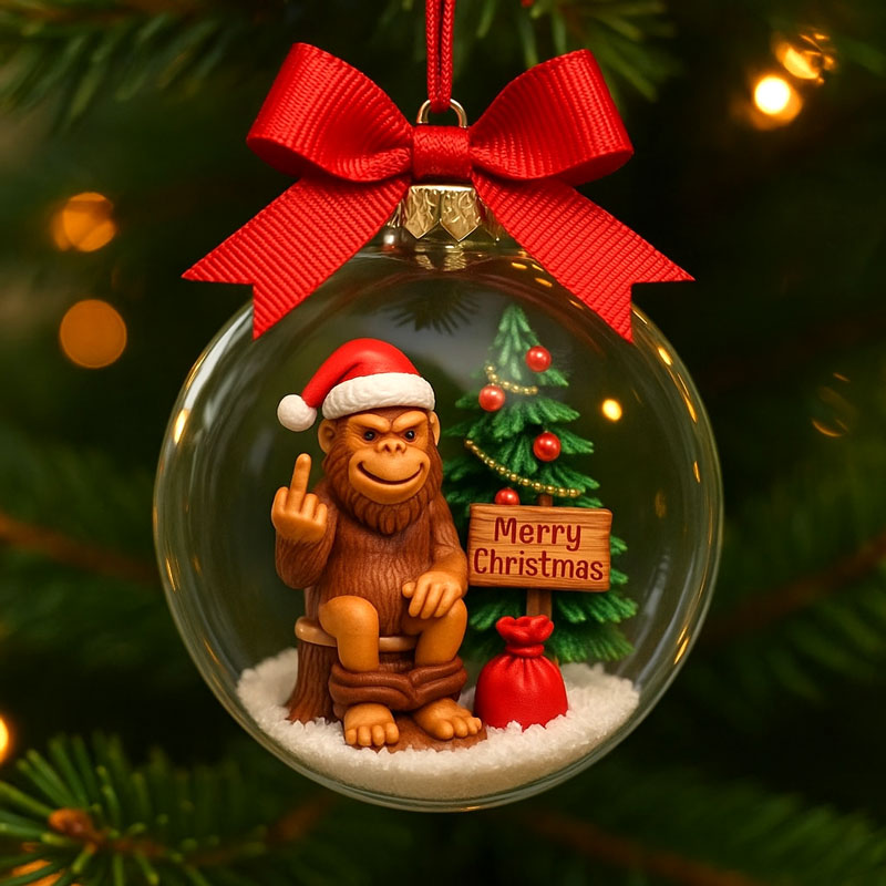 🌲Christmas Gift 50% Off--Bigfoot Ornament