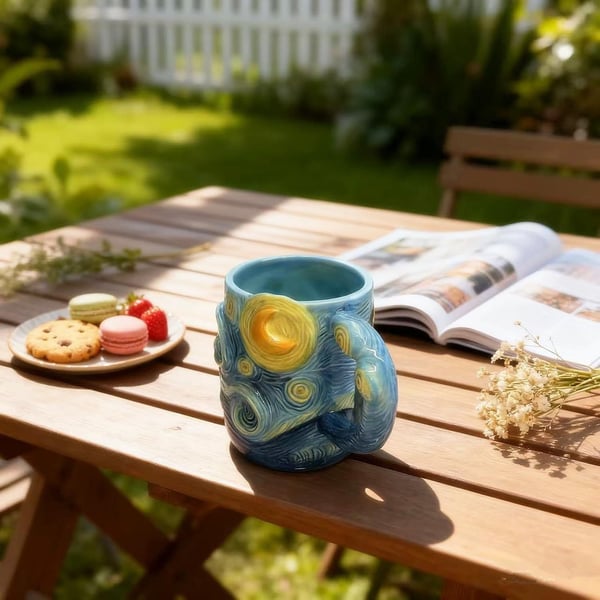 ✨ Van Gogh “Starry Night” Art Mug