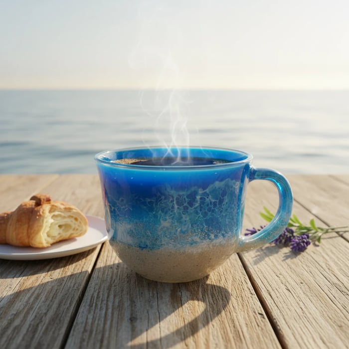 🔥Last Day 50% OFF-🌊Ocean Breeze Glass Mug
