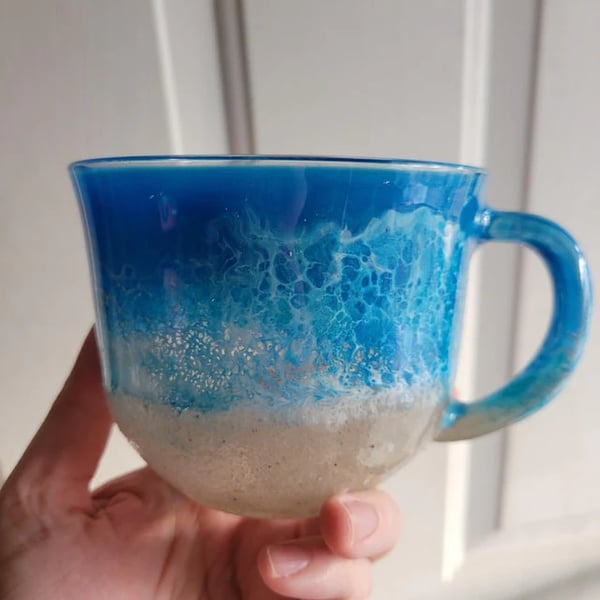 🔥Last Day 50% OFF-🌊Ocean Breeze Glass Mug