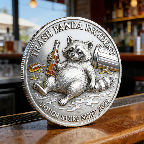 🌲Christmas Gift 50% Off--Trashed Panda Incident Challenge Coin