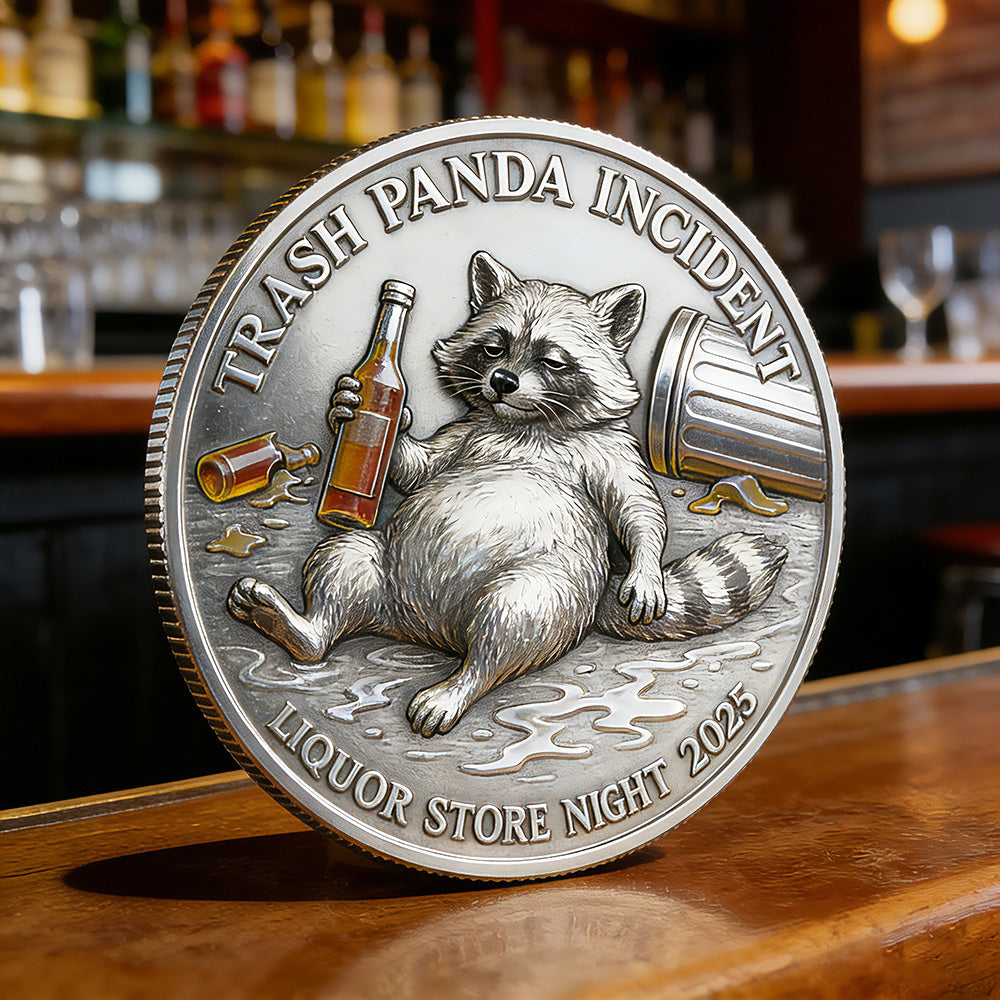 🌲Christmas Gift 50% Off--Trashed Panda Incident Challenge Coin