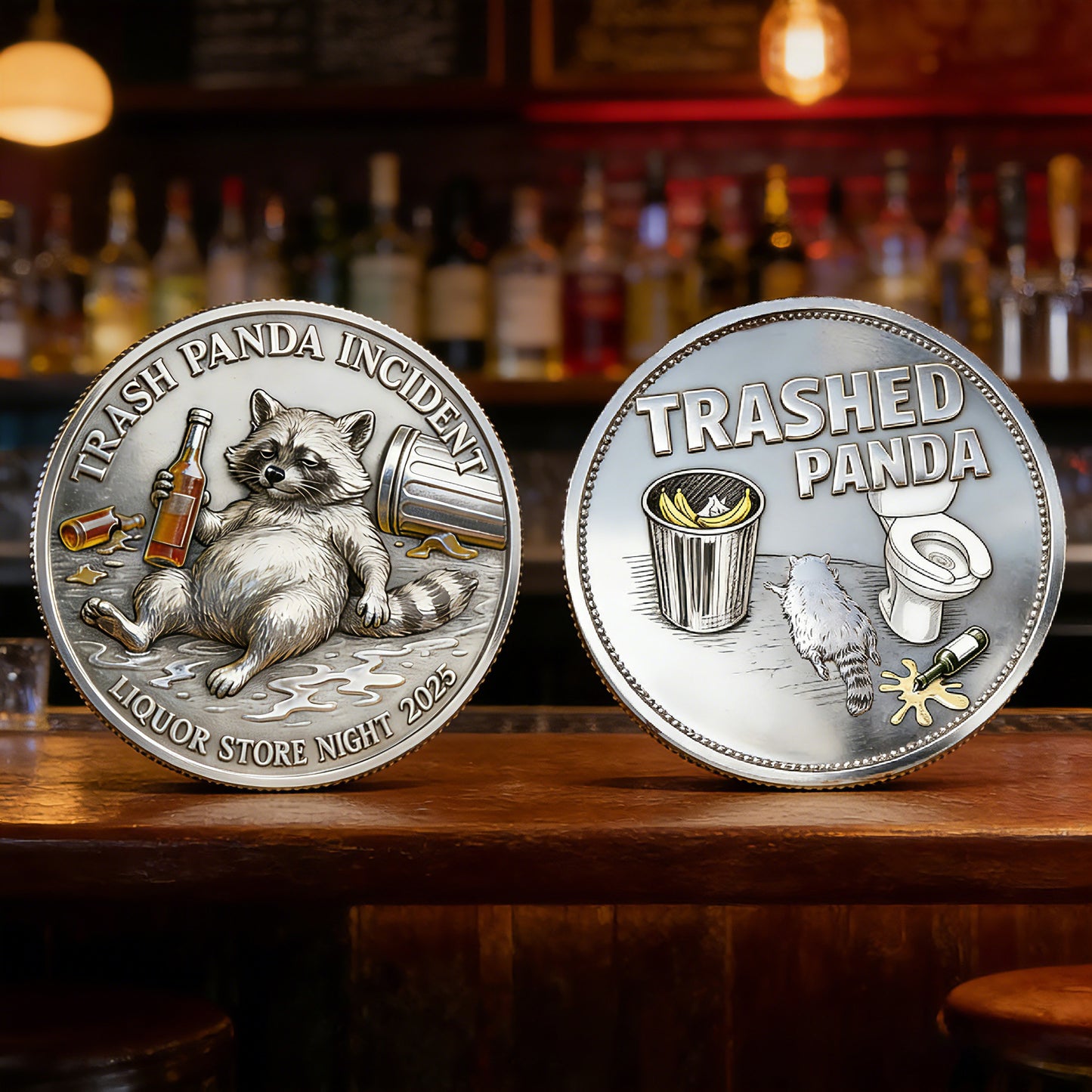 🌲Christmas Gift 50% Off--Trashed Panda Incident Challenge Coin