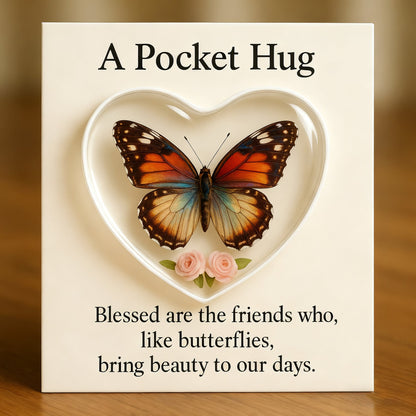 🌲Christmas Gift 50% Off--A Pocket Hug – Friendship Butterfly Keepsake