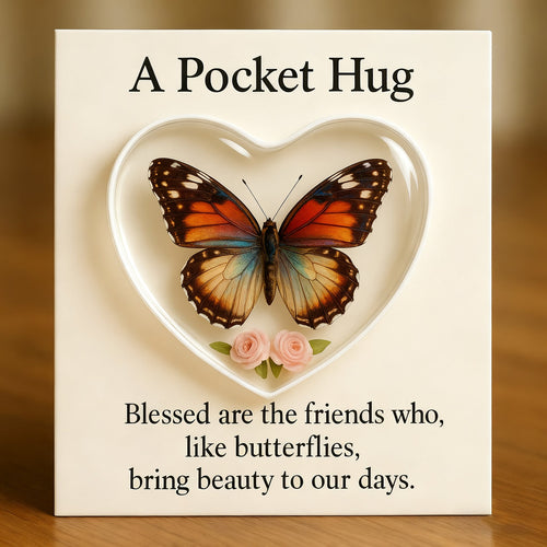 🌲Christmas Gift 50% Off--A Pocket Hug – Friendship Butterfly Keepsake