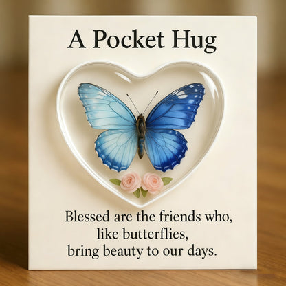 🌲Christmas Gift 50% Off--A Pocket Hug – Friendship Butterfly Keepsake