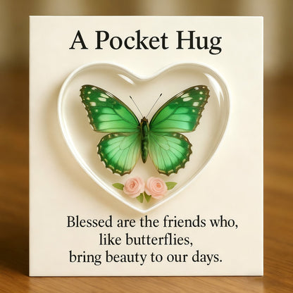 🌲Christmas Gift 50% Off--A Pocket Hug – Friendship Butterfly Keepsake