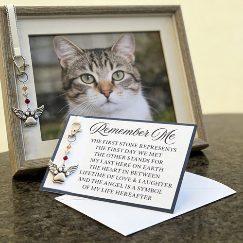 🌲Christmas Gift 50% Off--Remember Me Paw Charm Keychain