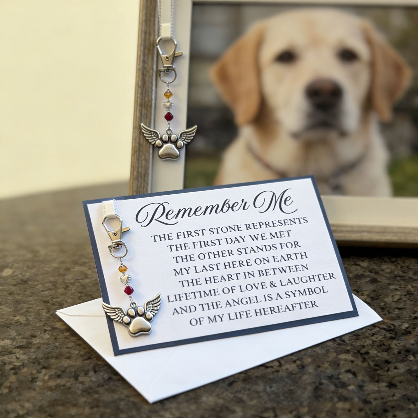 🌲Christmas Gift 50% Off--Remember Me Paw Charm Keychain