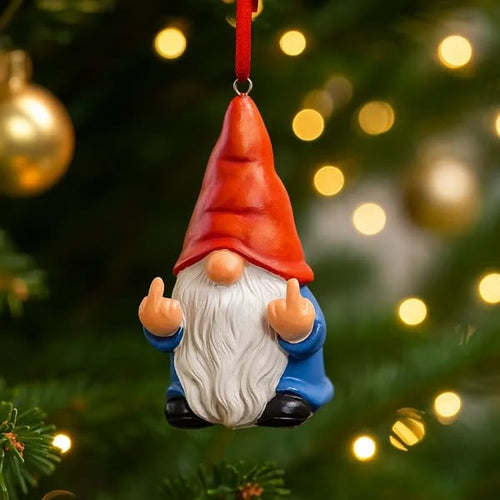 🌲Christmas Gift 50% Off--Middle Finger Gnome