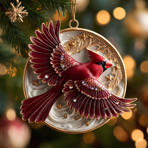 🎄Christmas Gift 50% Off--The "Heavenly Messengers" Collection: Enamel & Crystal Bird Ornaments