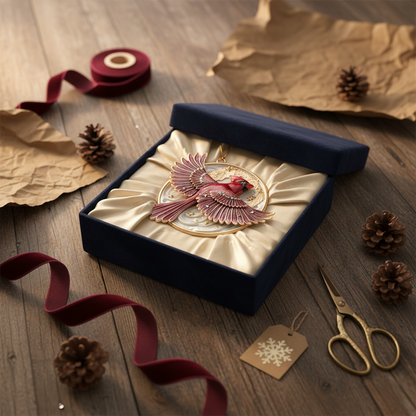 🎄Christmas Gift 50% Off--The "Heavenly Messengers" Collection: Enamel & Crystal Bird Ornaments