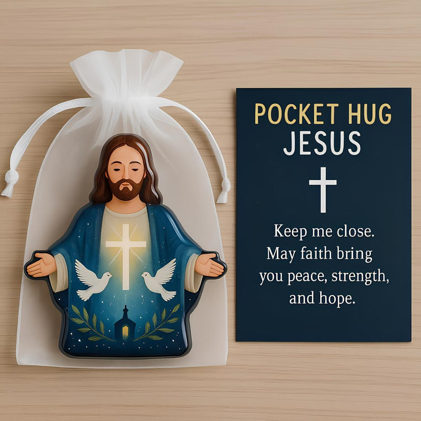 🌲Christmas Gift 50% Off--✝️Pocket Hug Jesus Gift