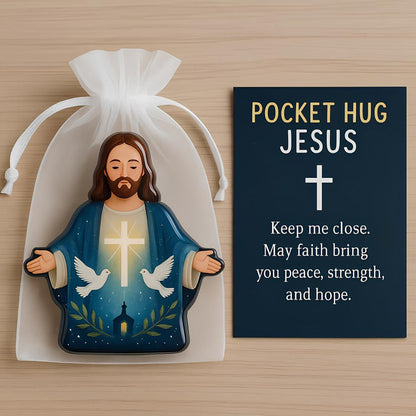🌲Christmas Gift 50% Off--✝️Pocket Hug Jesus Gift
