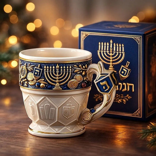 🎄Christmas Gift 50% Off--🕎 Hanukkah Menorah Mug