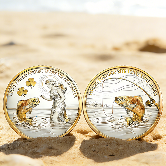 🍀Lucky Fishing Commemorative Coin – No Empty Nets
