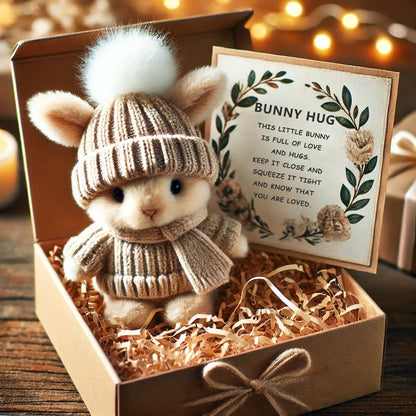 Handmade Mini Bunny Hug Cute Easter Gift🎁