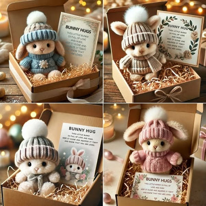 Handmade Mini Bunny Hug Cute Easter Gift🎁