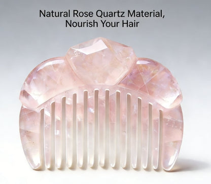 💎🩷Rose Quartz Comb for Luck & Smoothness: Your Daily Talisman of Love and Flow(2026)